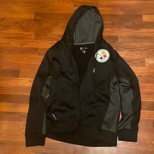 Steeler full zip hoodie